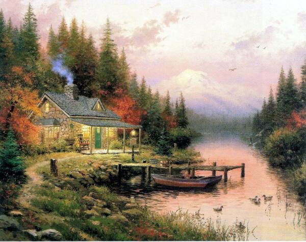 Thomas Kinkade End of a Perfect Day